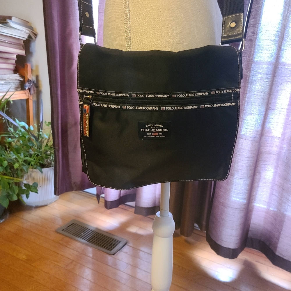 Polo canvas satchel